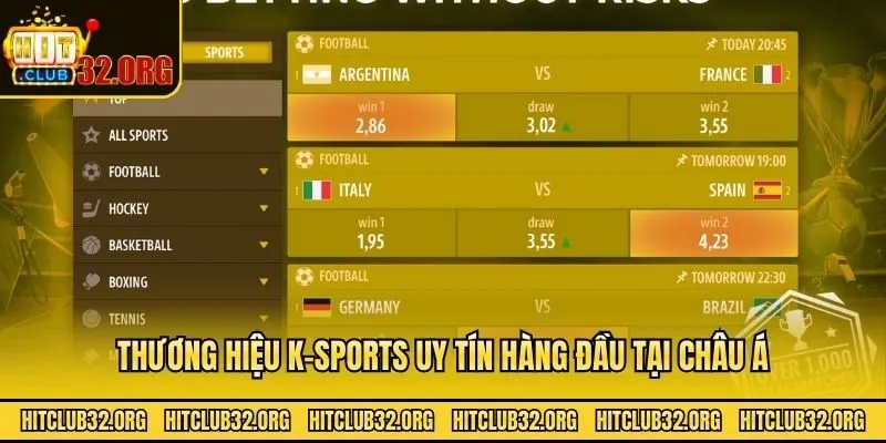 Thương hiệu K-Sports uy tín hàng đầu tại châu Á